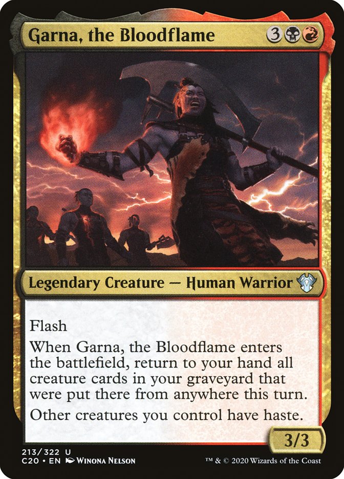 Garna, the Bloodflame [Commander 2020] | Rook's Games and More