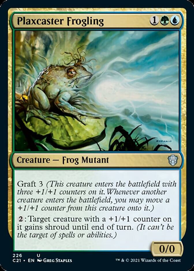 Plaxcaster Frogling [Commander 2021] | Rook's Games and More