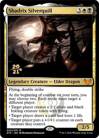 Shadrix Silverquill [Strixhaven: School of Mages Prerelease Promos] | Rook's Games and More
