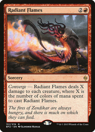 Radiant Flames [Battle for Zendikar] | Rook's Games and More
