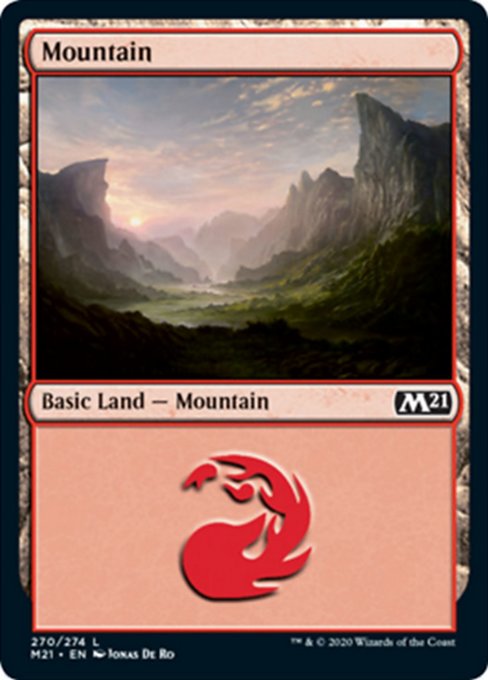 Mountain (270) [Core Set 2021] | Rook's Games and More