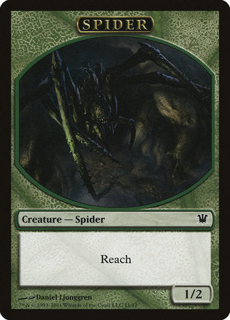 Spider Token [Innistrad Tokens] | Rook's Games and More