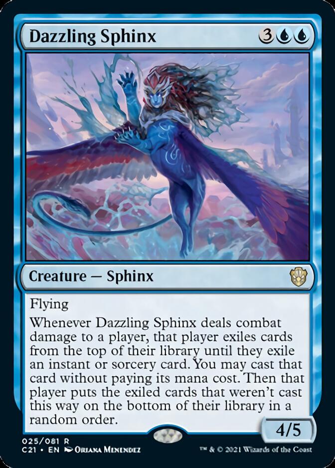 Dazzling Sphinx [Commander 2021] | Rook's Games and More