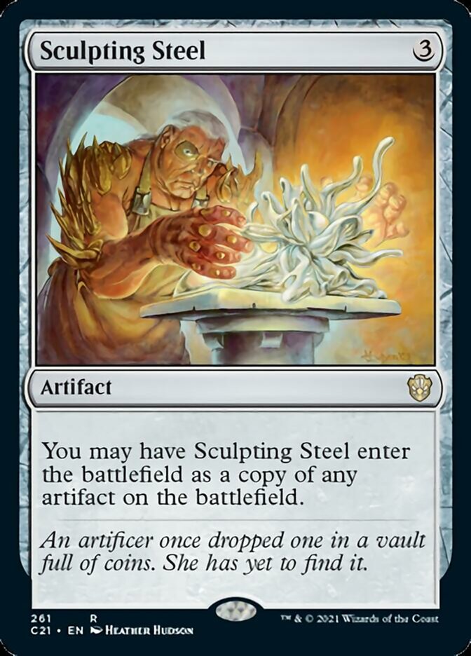 Sculpting Steel [Commander 2021] | Rook's Games and More