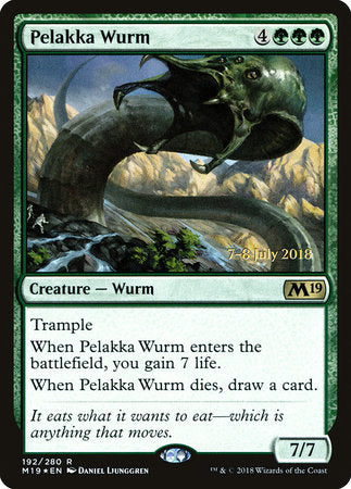 Pelakka Wurm [Core Set 2019 Promos] | Rook's Games and More