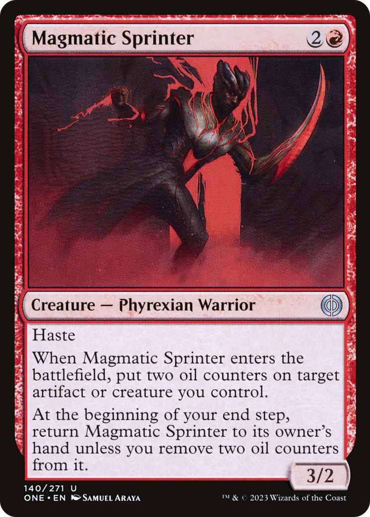 Magmatic Sprinter [Phyrexia: All Will Be One] | Rook's Games and More