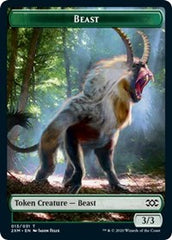 Beast // Saproling Double-sided Token [Double Masters Tokens]