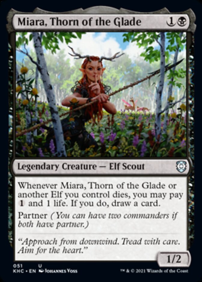 Miara, Thorn of the Glade [Kaldheim Commander] | Rook's Games and More