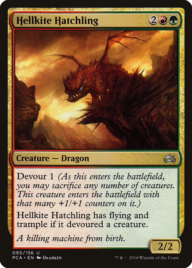 Hellkite Hatchling [Planechase Anthology] | Rook's Games and More