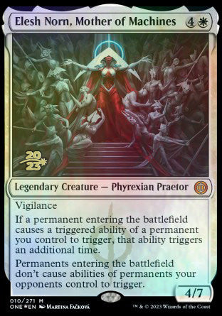 Elesh Norn, Mother of Machines [Phyrexia: All Will Be One Prerelease Promos] | Rook's Games and More