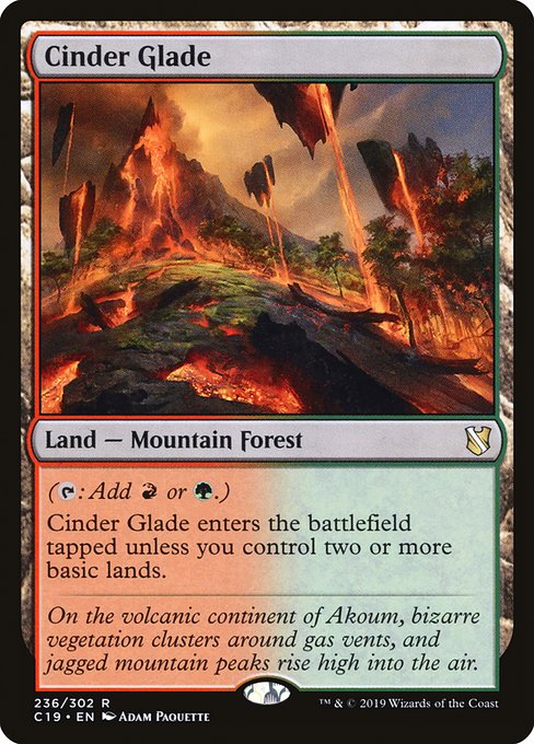 Cinder Glade [Commander 2019] | Rook's Games and More