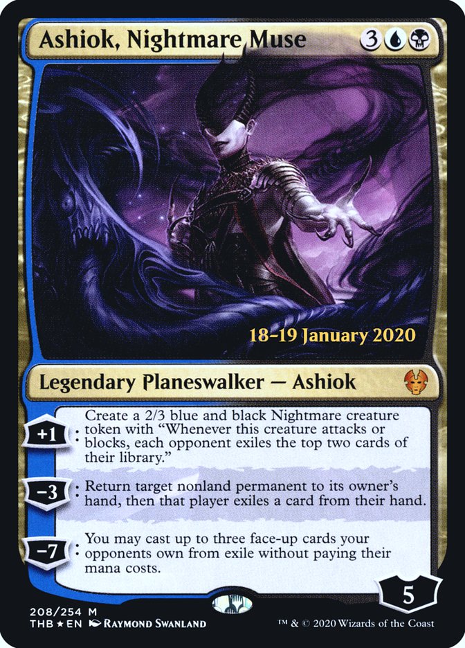 Ashiok, Nightmare Muse [Theros Beyond Death Prerelease Promos] | Rook's Games and More