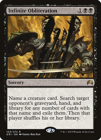 Infinite Obliteration [Magic Origins] | Rook's Games and More