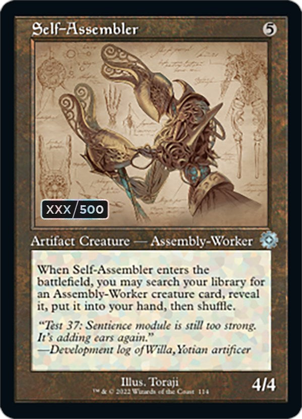 Self-Assembler (Retro Schematic) (Serial Numbered) [The Brothers' War Retro Artifacts] | Rook's Games and More