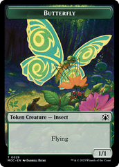 Butterfly // City's Blessing Double-Sided Token [March of the Machine Commander Tokens] | Rook's Games and More