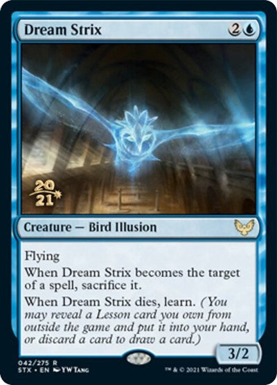 Dream Strix [Strixhaven: School of Mages Prerelease Promos] | Rook's Games and More