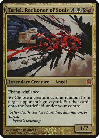 Tariel, Reckoner of Souls (Oversized) [Commander 2011 Oversized] | Rook's Games and More