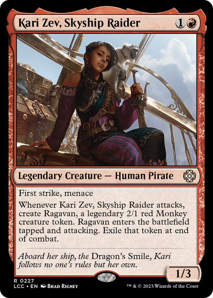 Kari Zev, Skyship Raider [The Lost Caverns of Ixalan Commander] | Rook's Games and More