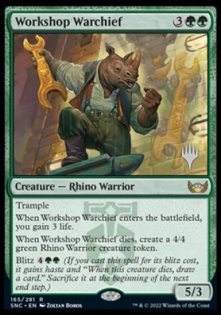 Workshop Warchief (Promo Pack) [Streets of New Capenna Promos] | Rook's Games and More