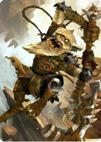 Teeterpeak Ambusher Art Card [Zendikar Rising Art Series] | Rook's Games and More