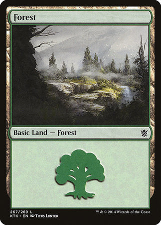 Forest (267) [Khans of Tarkir] | Rook's Games and More