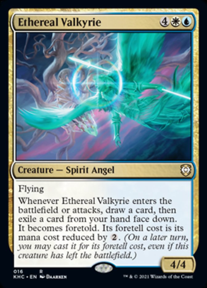 Ethereal Valkyrie [Kaldheim Commander] | Rook's Games and More