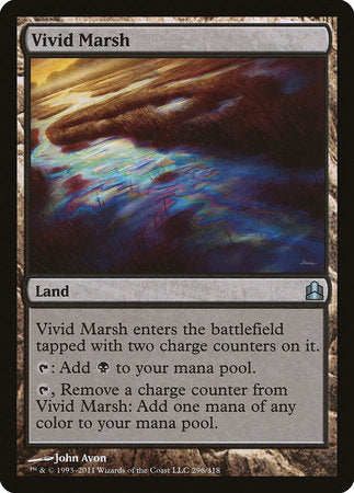 Vivid Marsh [Commander 2011] | Rook's Games and More