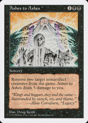 Ashes to Ashes [Fifth Edition]
