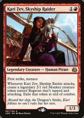 Kari Zev, Skyship Raider [Aether Revolt] | Rook's Games and More