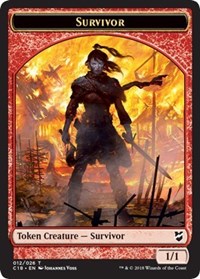 Survivor // Myr (023) Double-sided Token [Commander 2018 Tokens] | Rook's Games and More