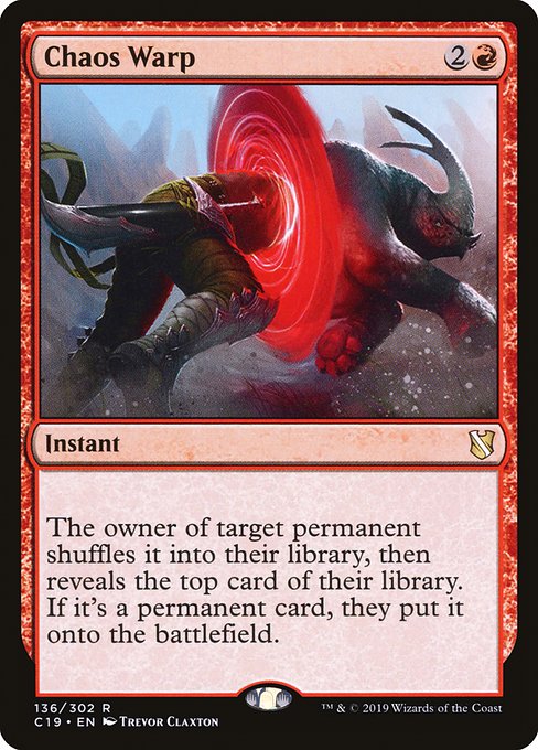 Chaos Warp [Commander 2019] | Rook's Games and More