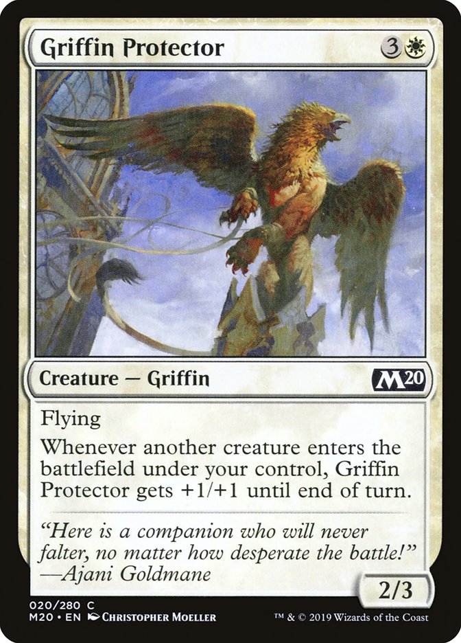 Griffin Protector [Core Set 2020] | Rook's Games and More