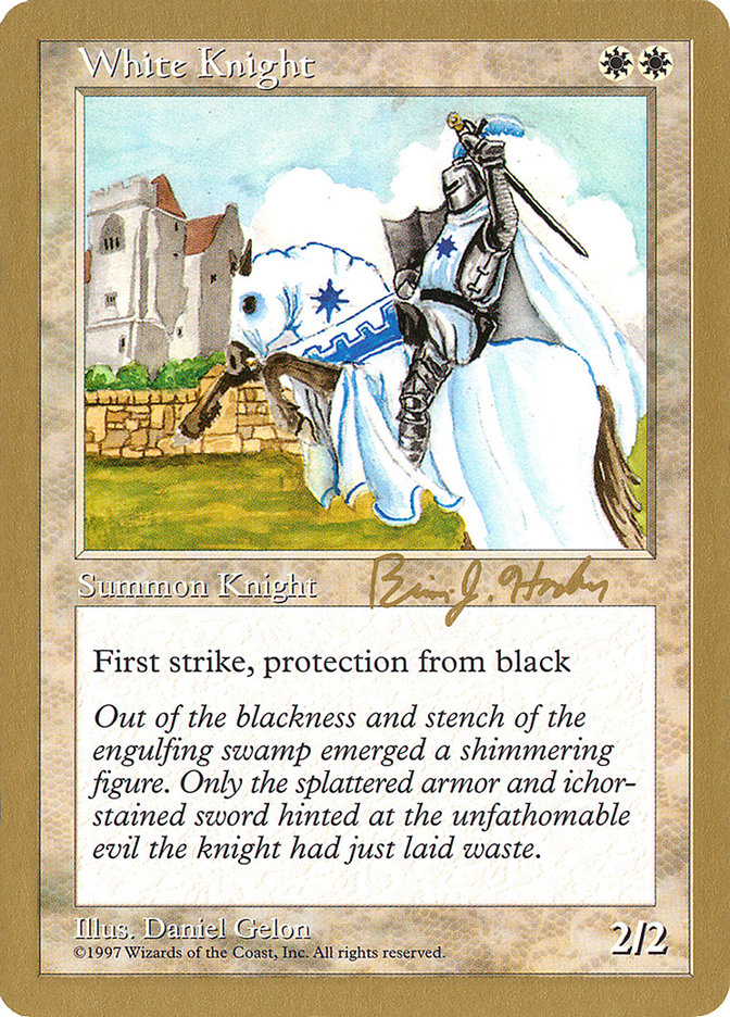 White Knight (Brian Hacker) [World Championship Decks 1998] | Rook's Games and More