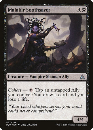 Malakir Soothsayer [Oath of the Gatewatch] | Rook's Games and More