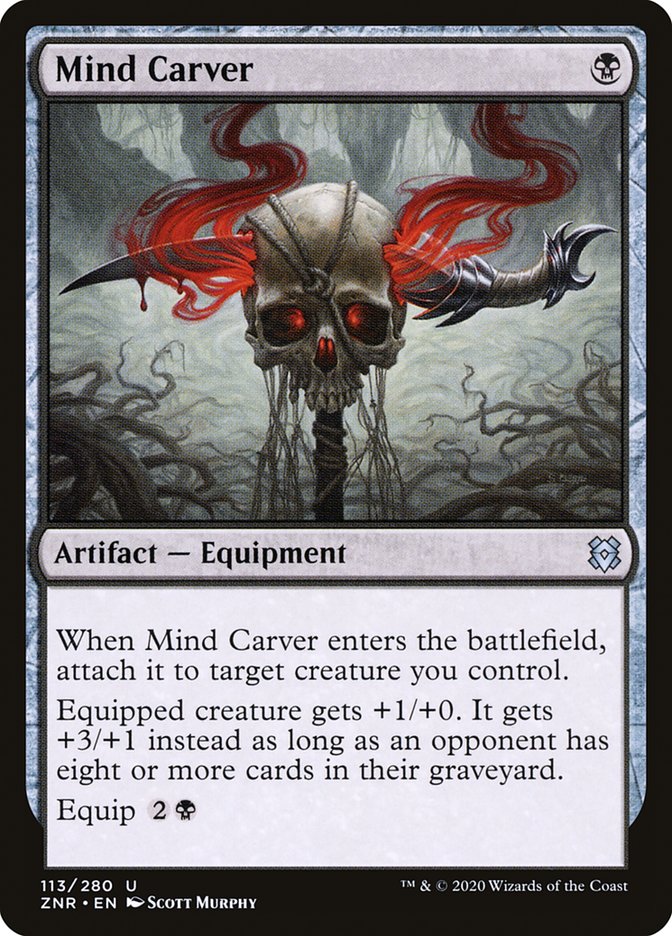 Mind Carver [Zendikar Rising] | Rook's Games and More