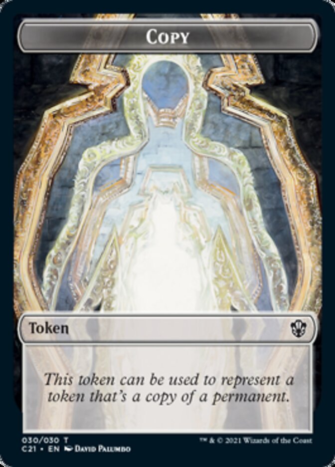 Copy // Fractal Token [Commander 2021 Tokens] | Rook's Games and More