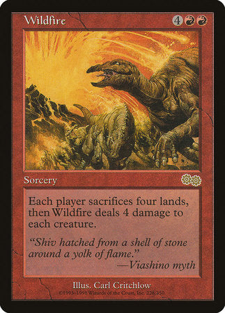 Wildfire [Urza's Saga] | Rook's Games and More
