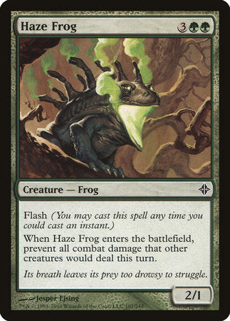 Haze Frog [Rise of the Eldrazi] | Rook's Games and More