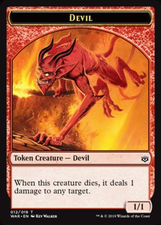 Devil Token [War of the Spark Tokens] | Rook's Games and More