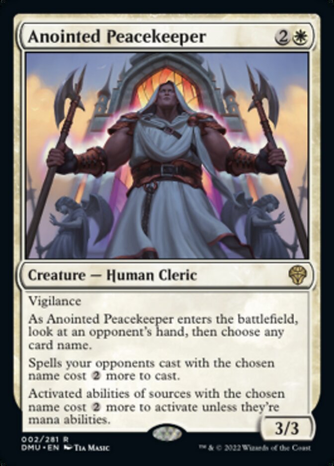 Anointed Peacekeeper [Dominaria United] | Rook's Games and More