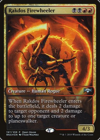 Rakdos Firewheeler [Ravnica Allegiance Promos] | Rook's Games and More