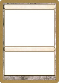 2003 World Championship Blank Card [World Championship Decks 2003] | Rook's Games and More
