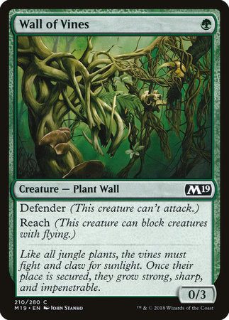 Wall of Vines [Core Set 2019] | Rook's Games and More