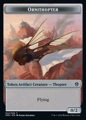 Soldier // Ornithopter Double-sided Token [Dominaria United Tokens] | Rook's Games and More