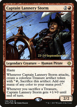 Captain Lannery Storm [Ixalan Promos] | Rook's Games and More