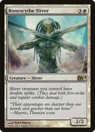 Bonescythe Sliver [Duels of the Planeswalkers Promos 2013] | Rook's Games and More