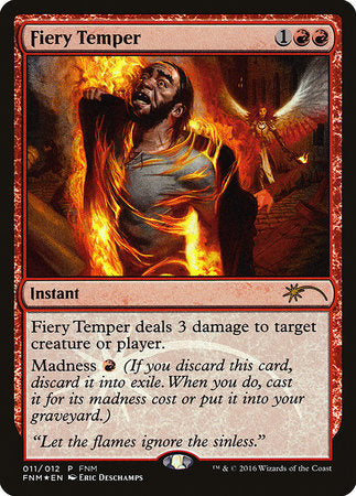 Fiery Temper [Friday Night Magic 2016] | Rook's Games and More