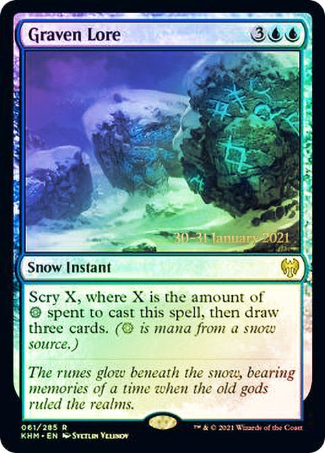 Graven Lore   [Kaldheim Prerelease Promos] | Rook's Games and More