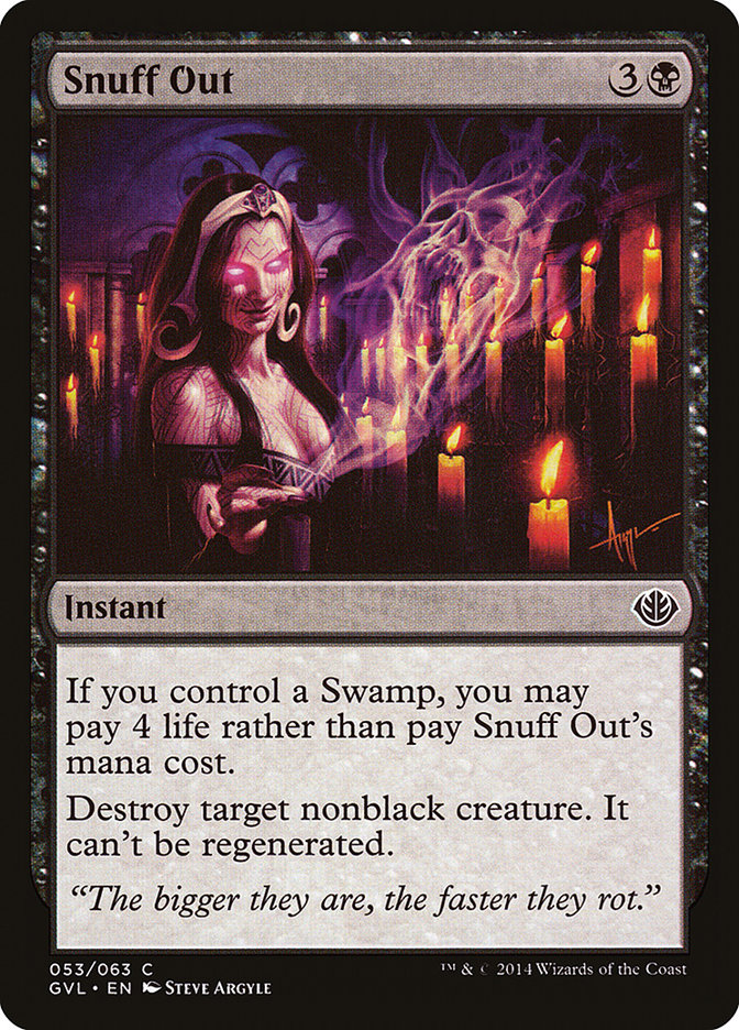 Snuff Out (Garruk vs. Liliana) [Duel Decks Anthology] | Rook's Games and More