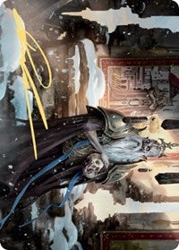 Narfi, Betrayer King Art Card (Gold-Stamped Signature) [Kaldheim: Art Series] | Rook's Games and More